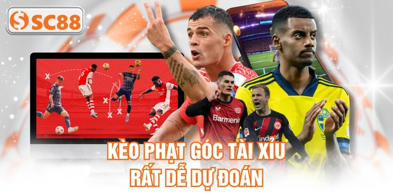 Kèo phạt góc tài xỉu rất dễ dự đoán